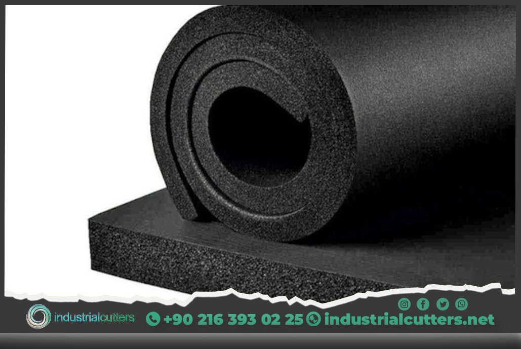 Elastomeric Rubber Foam Insulation Sheets Industrial Cutters