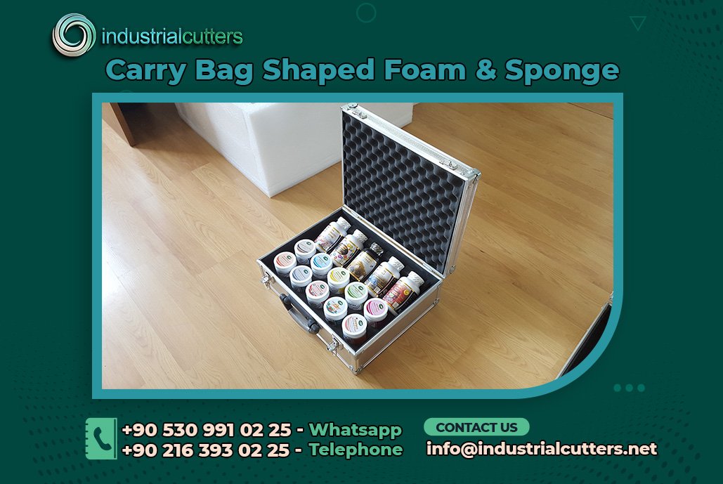 Carry Bag Shaped Foam & Sponge