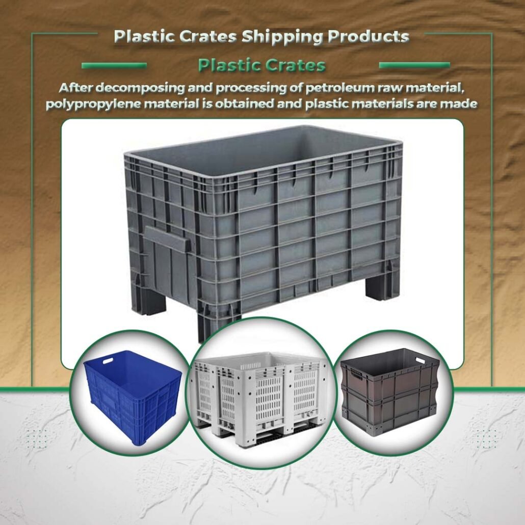 Plastic Crates Shipping Products