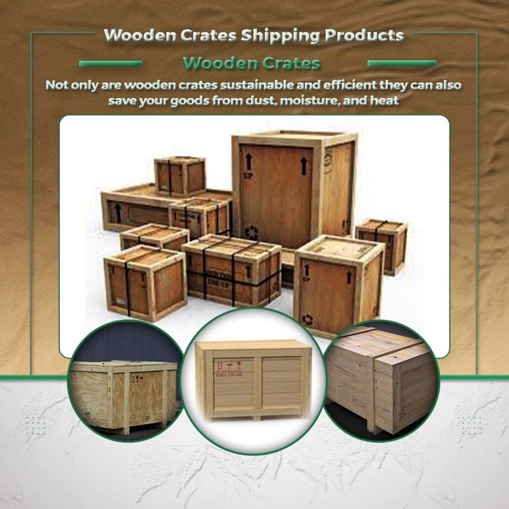 Wooden Crates Shipping Products
